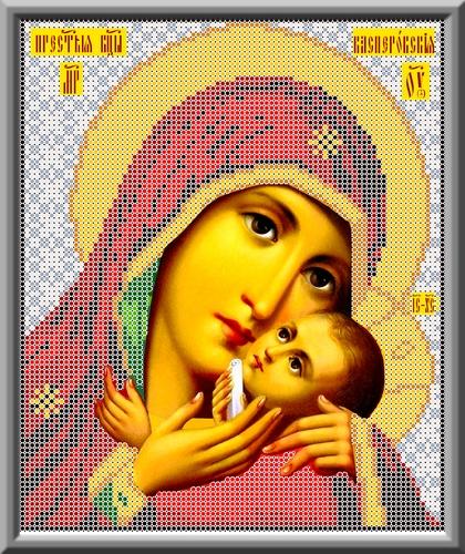 Чудотворная Икона Богородицы Касперовская КБИ - 4017